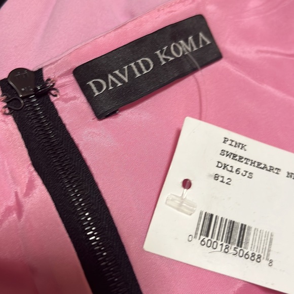 Nwt David Koma Jumpsuit UK6 Candy - Picture 5 of 6